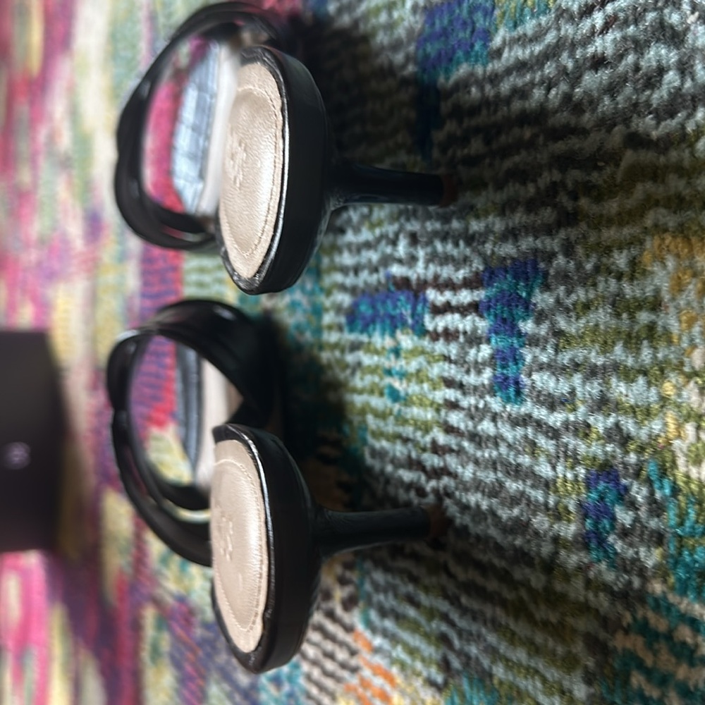 SCHUTZ Chocolate Brown Kitten Heel Sandals - Picture 4 of 5